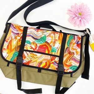 Free People Movement Manhattan Portage Kaleidoscope Messenger Bag Computer Case